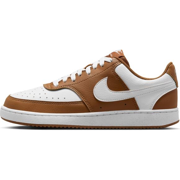 NWT Nike Women's Court Vision Low Next Nature dark tan/White , 11 US - Picture 1 of 7